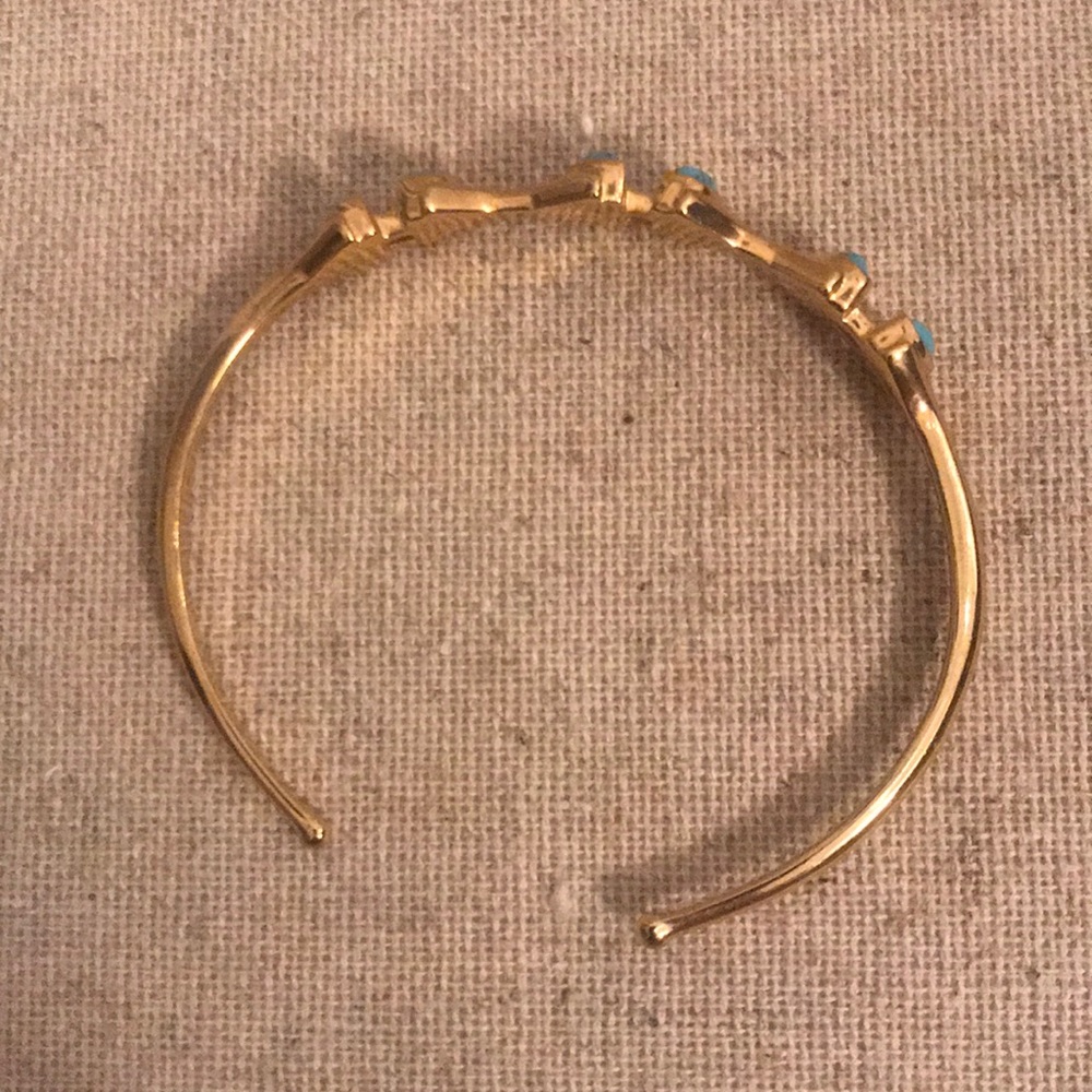 Turquoise Stone Cuff Brand - Picture 2 of 2